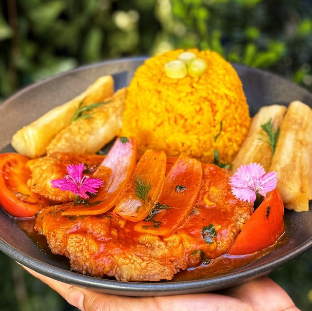 Filete Frito a la Chorrillana.