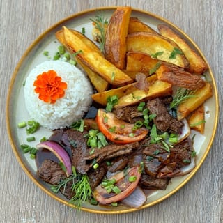 Lomo Saltado Beef